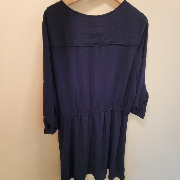 NWOT navy dress - Picture 2 of 2